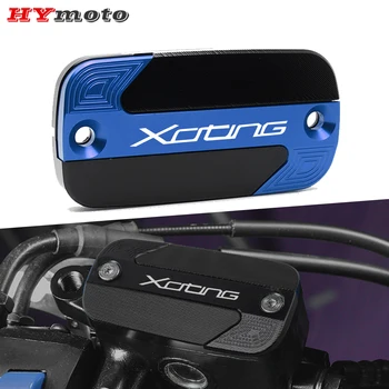 Для KYMCO XCITING 250 300 350 400 400S 500 S400 Совершенно Новый Мотоцикл С ЧПУ Алюминиевый Бачок для Передней Тормозной Жидкости Крышка Цилиндра