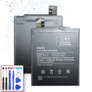 Для Xiao Mi Оригинальный YKaiserin BM46 Аккумулятор емкостью 4050 мАч Для Xiaomi Redmi Note 3 Note3/Note 3 Pro Note 3Pro BM 46 Батареи + Инструменты
