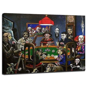 Друзья-убийцы, карточная игра в покер ужасов, персонажи фильмов ужасов 