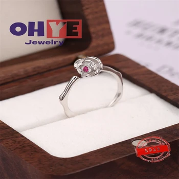 Европейские и американские тенденции моды изысканные ювелирные изделия кольцо из стерлингового серебра 925 Пробы Подарки парам на Хэллоуин кольца элитного бренда для женщин