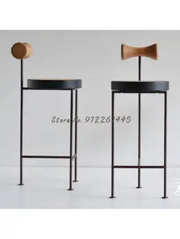 Европейский новый металлический Барный Стул американской модели room Kato Новый Китайский бытовой стульчик для кормления персонализированный барный стул