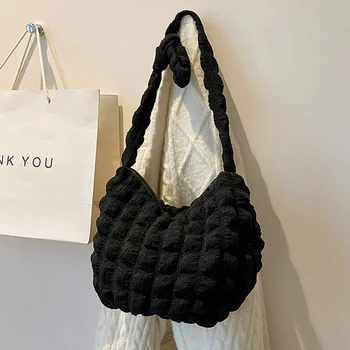 Женские сумки Модные женские сумки через плечо Повседневные Простые однотонные Портативные Элегантные Легкие сумки-бродяги Для девочек