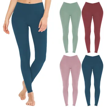 Женские тренировочные брюки для йоги, облегающие тренировочные брюки с высокой посадкой, широкие штаны для йоги для женщин, штаны для йоги с карманами