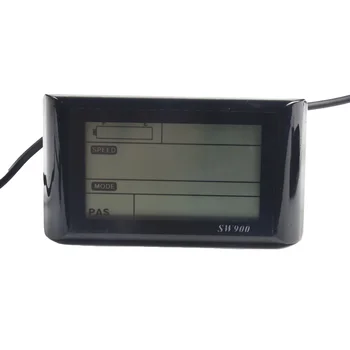 ЖК-дисплей SW900 SM Штекер/ водонепроницаемый штекер 24/36/48 В, совместимый с контроллером JN, Электрический велосипед Водонепроницаемый