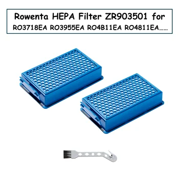 Замена 2шт HEPA-Фильтра ZR903501 для Rowenta POWERLINE EXTREME RH8121WB Compact Power RO3955EA RO4B11EA RO4B21EA Вакуумная Деталь
