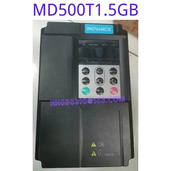 Использованный преобразователь частоты MD500T1.5GB для функционального тестирования не поврежден