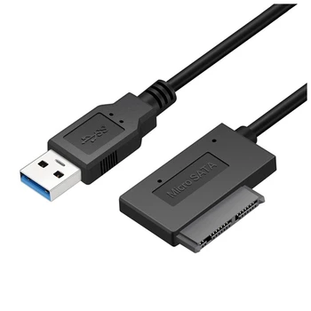 Кабель-адаптер USB 3.0 для Micro-SATA, кабель-конвертер жесткого диска SATA для 1,8-дюймового жесткого диска SSD, шнур-конвертер