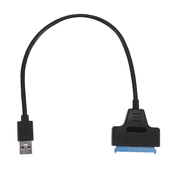 Кабель-адаптер для жесткого диска SATA с USB 3,0 на 2,5 дюйма, конвертер SATA в USB 3,0-черный