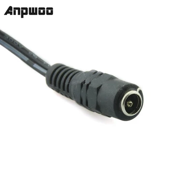 Кабель Питания постоянного тока ANPWOO 10x 2,1*5,5 мм С Гнездовым Разъемом Pigtail Plug Adapter Tail CCTV