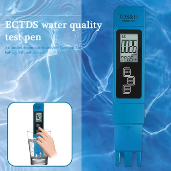 Карманный цифровой тестер качества воды TDS, измеритель температуры EC, ЖК-измеритель Ph