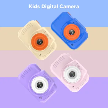 Карта 32G с двойным объективом 1080P 8-кратным зумом USB Перезаряжаемая Детская камера для малышей