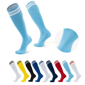 Компрессионные носки для бега с высокой трубкой Чулки Мужские Женские Спортивные носки для Марафона Велоспорта Футбола Варикозного расширения вен