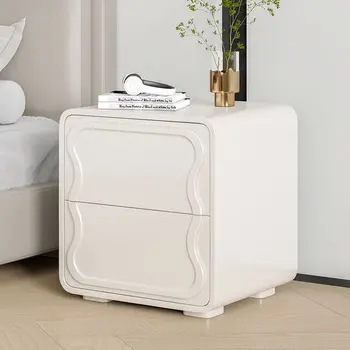 Кремово-белый прикроватный столик для хранения мебели в спальне, журнальный столик, туалетный столик для кабинета, Прикроватная тумбочка Armarios De