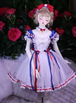 Кукольное платье BJD одежда, подходящая для 1/3 куклы 1/4 куклы