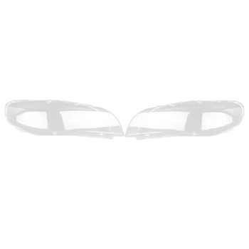 Левый + Правый для Volvo S80 S80L 2008-2015 Крышка объектива фары автомобиля Лампа переднего головного света Абажур Крышка корпуса лампы Прозрачная