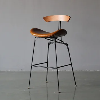 Лежачий стул, банкетный металлический, промышленный стул, кожа для гостиной
