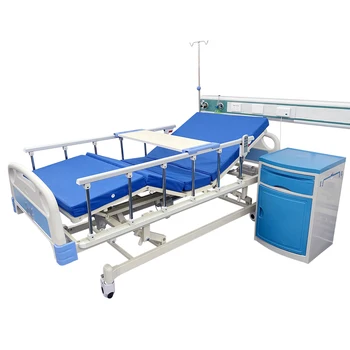 Медицинская больничная мебель из ABS Клиническая электрическая 3-функциональная Электрическая Трехфункциональная больничная койка Отделение неотложной помощи для пациента