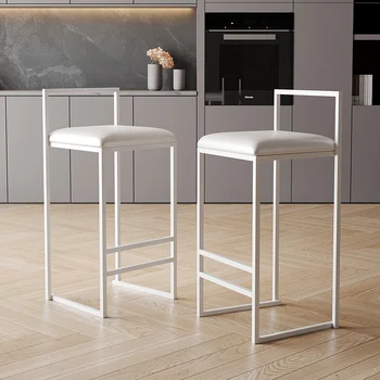 Металлические обеденные стулья для пляжной кухни, дизайнерские белые обеденные стулья для макияжа, Модная кофейная мебель с высокими сиденьями Comedor