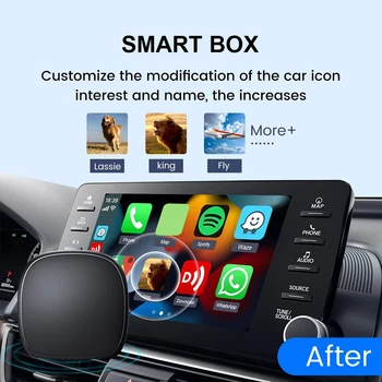 Мини Android 11.0 Беспроводной адаптер Auto Carplay AI Box Автомобильный OEM Проводной Интеллектуальный модуль Android Auto To Wireless USB Dongle