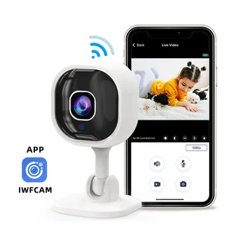 Мини-WiFi камера A3, инфракрасная камера ночного видения 1080P, обнаружение движения, Двустороннее аудио, система домашней безопасности, радионяня.