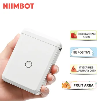 Мини Портативный термопринтер этикеток Niimbot D110, карманный термопринтер этикеток без чернил, для телефона