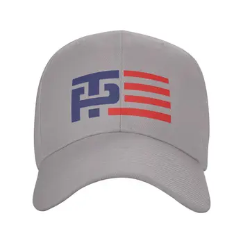 Модная качественная джинсовая кепка с логотипом Trump, вязаная шапка, бейсболка