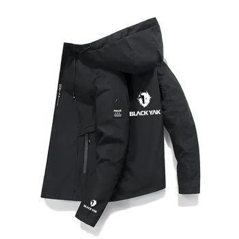 Мужская куртка из черного яка из тонкого полиэстера, весенне-летняя солнцезащитная куртка, ветровка, спортивная кофта с капюшоном, k1