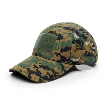 Мужская уличная тактическая военная кепка с армейским камуфляжем, регулируемая бейсбольная кепка, Камуфляжная мужская Женская кепка Snapback для езды на велосипеде, пеших прогулок, рыбалки
