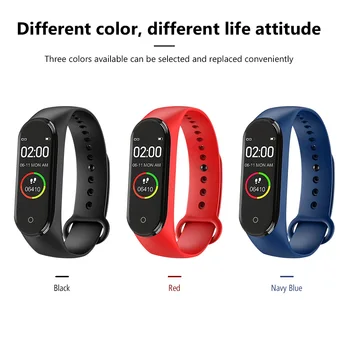 Мужские И женские Спортивные смарт-часы M4 BT, совместимые с Bluetooth 4.0, браслет для мониторинга сердечного ритма, сна, браслет, водонепроницаемый браслет на запястье