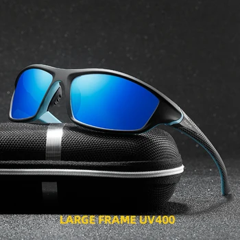 Мужские поляризованные солнцезащитные очки ночного видения для вождения на открытом воздухе - очки UV400