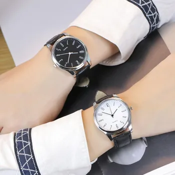 Мужские простые деловые модные кожаные кварцевые наручные часы, автоматические роскошные часы, мужские водонепроницаемые часы Relogio Masculino для мужчин