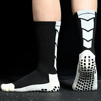 Мужские футбольные носки с противоскользящими накладками для футбола, баскетбола, спортивных носков
