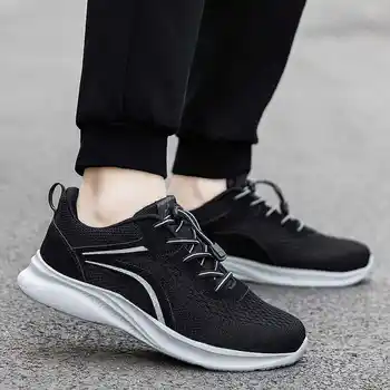 Мужские черные кроссовки Giay Sport Shoes, мужские роскошные теннисные кроссовки для бега, женская детская спортивная обувь для тенниса на плоской подошве