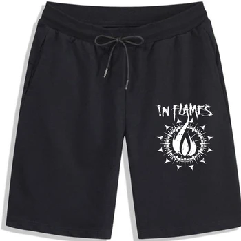Мужские шорты In Flames Band Black Rock, новые принты, чистый хлопок