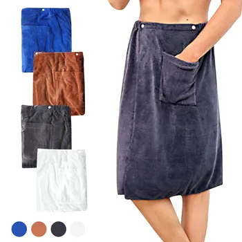Мягкое Банное полотенце для мужчин с карманом из мягкого Mircofiber Magic для плавания Пляжное полотенце Одеяло Toalla De Playa