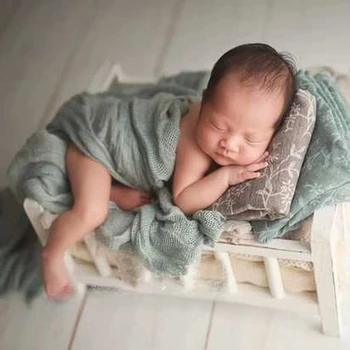 Мягкое и уютное детское одеяло, идеально подходящее для фотосъемки новорожденных, комплект с принадлежностями для обертывания и пеленания