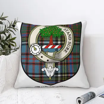 Наволочка из шотландского бархата с гербом клана Андерсон, детские Персонализированные наволочки большого размера, декоративные