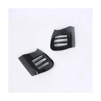 Наклейка для отделки крышки вентиляционного отверстия на выходе автомобиля для Mini Cooper F55 F56 F57 Аксессуары для хэтчбека ABS Углеродное волокно