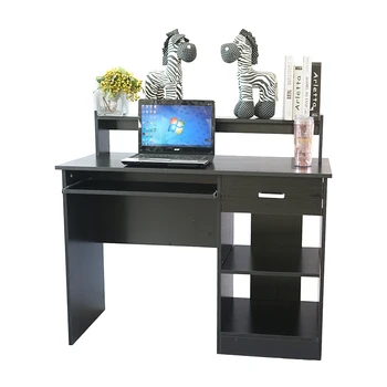 Небольшой угловой письменный стол с полками.Компьютерный стол с отделениями для хранения, Компьютерный стол с книжной полкой для домашнего офиса, небольшое пространство