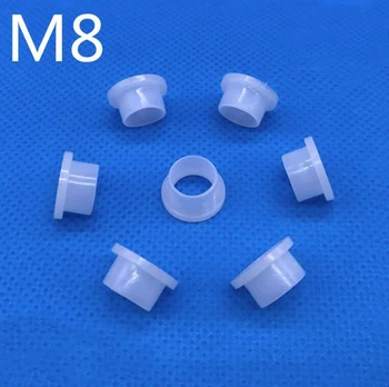 Нейлоновая Прокладка Транзистора M8 Ступенчатая Пластиковая Шайба Т-Образного Типа Изоляционная Прокладка Резьбовая Втулка Протектор Белый