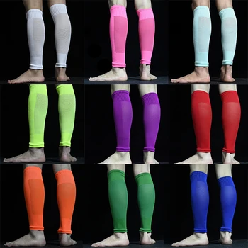 Нескользящие дышащие мужские летние носки для бега, футбольные носки, высококачественные мужские футбольные носки для ног, удобные рукава для ног