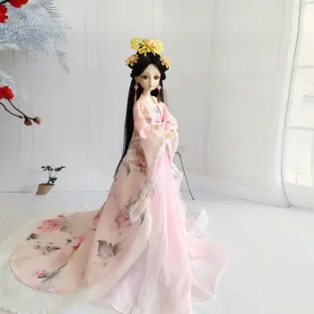 Новая 30-сантиметровая кукла Bjd, полный набор, 1/6 Старинный костюм принцессы Ханфу в китайском стиле, подарок на день рождения, игрушки для девочек 