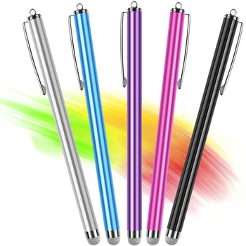 Новая длинная ручка с сенсорным экраном, Стилус 18,5 см, универсальный карандаш для рисования на телефоне Android для iphone Lenovo iPad Xiaomi