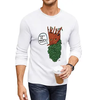 Новая длинная футболка Treebeard, футболки на заказ, спортивные рубашки, милая одежда, мужские футболки