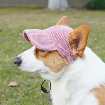 Новая модная шляпа для собак, выбор цвета, Крутые Аксессуары для собак, Солнцезащитный козырек, Регулируемая бейсболка, рыбацкая шляпа