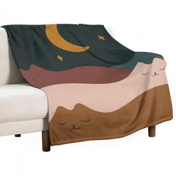 Новое одеяло Cat Landscape 133, спальный мешок, одеяло, одеяла для дивана