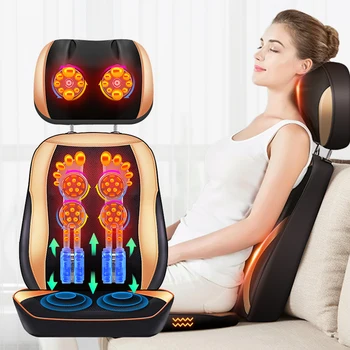 Новое поступление, электрическая инфракрасная массажная подушка для массажа всего тела Gravity Shiatsu Relax Whole Full Body, предназначенная для использования в автомобиле