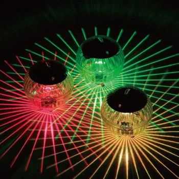 Новые креативные Солнечные плавающие фонари Цветные Плавающие фонари для бассейна Светодиодные декоративные фонари для атмосферы сада Волшебные Шаровые фонари
