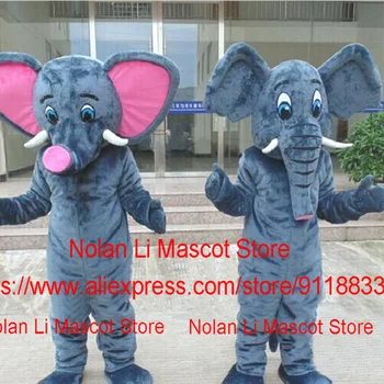 Новый изготовленный на заказ костюм талисмана серого слона Мультяшный набор Реквизит для фильма Ролевая реклама Подарок для крупномасштабного мероприятия для взрослых 537