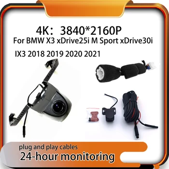 Новый Подключаемый и Воспроизводимый Автомобильный Видеорегистратор Dash Cam Recorder Wi-Fi GPS 4K 2160P Для BMW X3 xDrive25i M Sport xDrive30i IX3 2018 2019 2020 2021